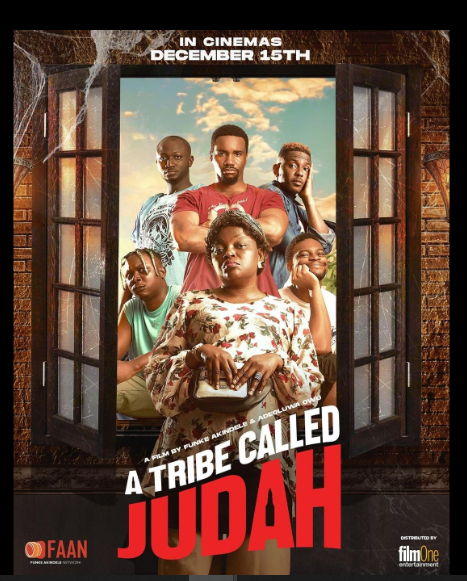 A Tribe Called Judah is a 2023 Nigerian film produced by Funke Akindele and starring Funke Akindele, Timini Egbuson, Jide Kene Achufusi, Uzee Usman, Tobi Makinde, Olumide Oworu, Genoveva Umeh, Nse Ikpe Etim, Juliana Olayode, Uzor Arukwe, Fathia Balogun, Yvonne Jegede and many others.[1] The film was released to the cinema nationwide on 15 December 2023. Akindele has said the film is dedicated to her late mother, and draws partially from her mother’s life