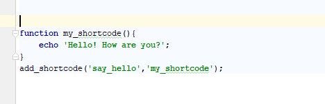 simple custom shortcode in wordpress