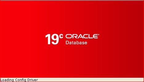 Oracle Database 19c launch screen