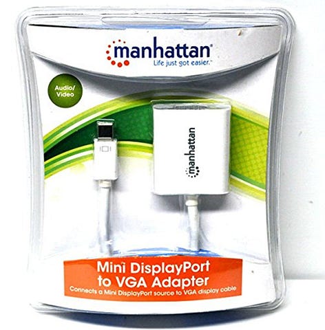 Manhattan Mini-DisplayPort to VGA Adapter