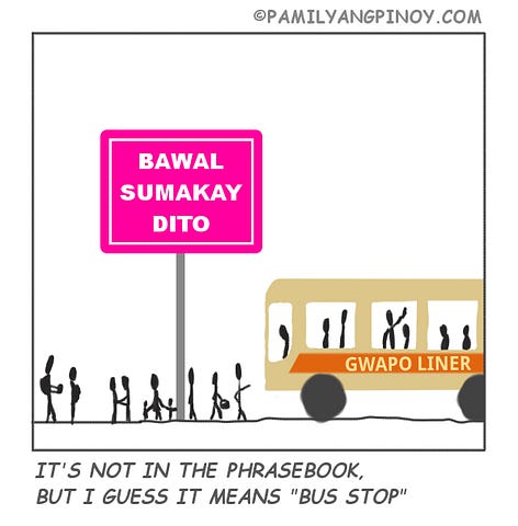 Pamilyang Pinoy Comic - "I saw the sign"