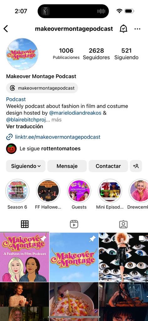 instagram de makeovermontagepodcast