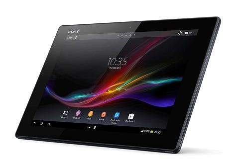 BEST BUDGET TABLET FOR COLLEGE STUDENTS: SONY XPERIA TABLET Z