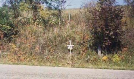 Location where Jason Bolton’s body was found on County Road 750 S., approximately 1,540 feet from County Road 575 West outside of Laurel, Indiana
