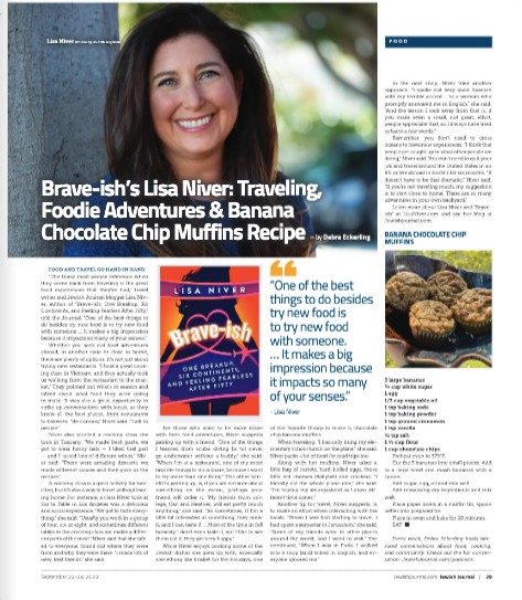 BRAVE-ish Foodie Adventures in PRINT: Jewish Journal