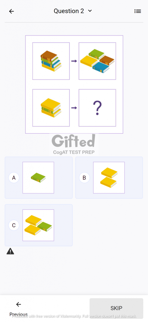 Number Analogies Free CogAT Worksheets Kindergarten