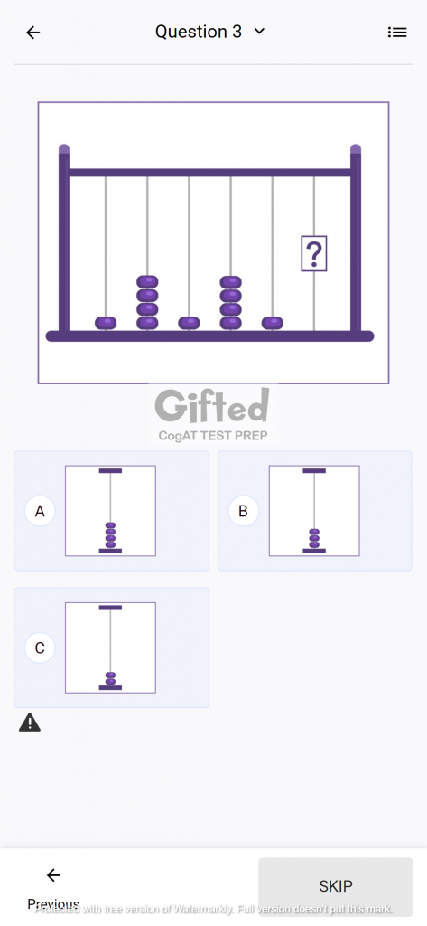 Cogat Number Series Kindergarten Worksheets