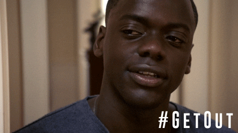 Get Out gif from the movie.