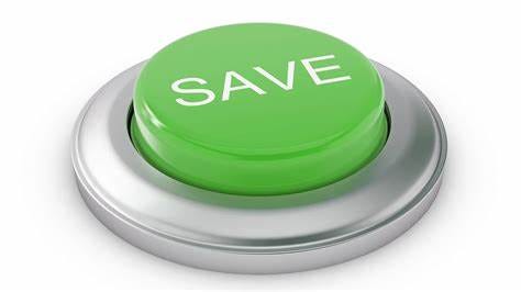 Green save button