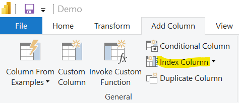 Index Column