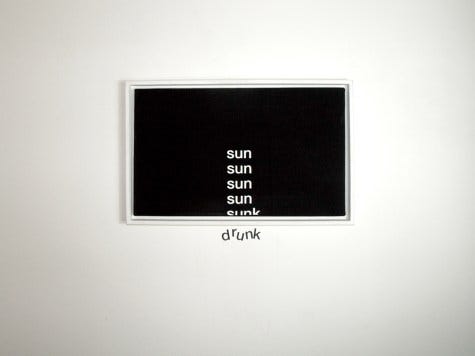 "when the sun goes down"