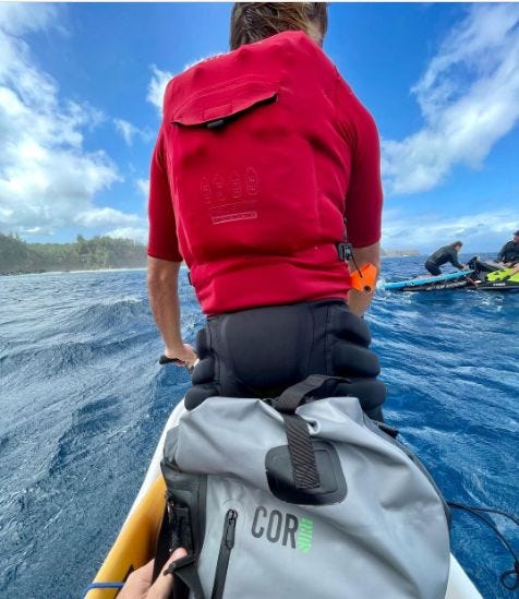 Waterproof dry bagpack| Cor Surf