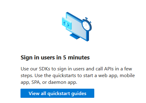 Image showing “Sign in user in 5 minutes”