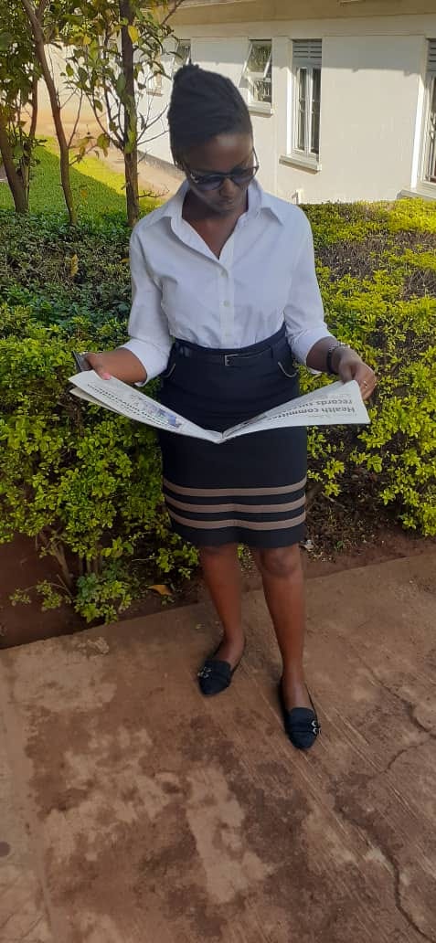 A student reading the newspaper in the morning for Source of news and information.