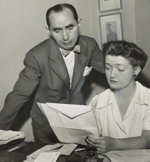 Audrey Wood and her husband William Liebling. Library of Congress: https://www.loc.gov/resource/ds.05039/