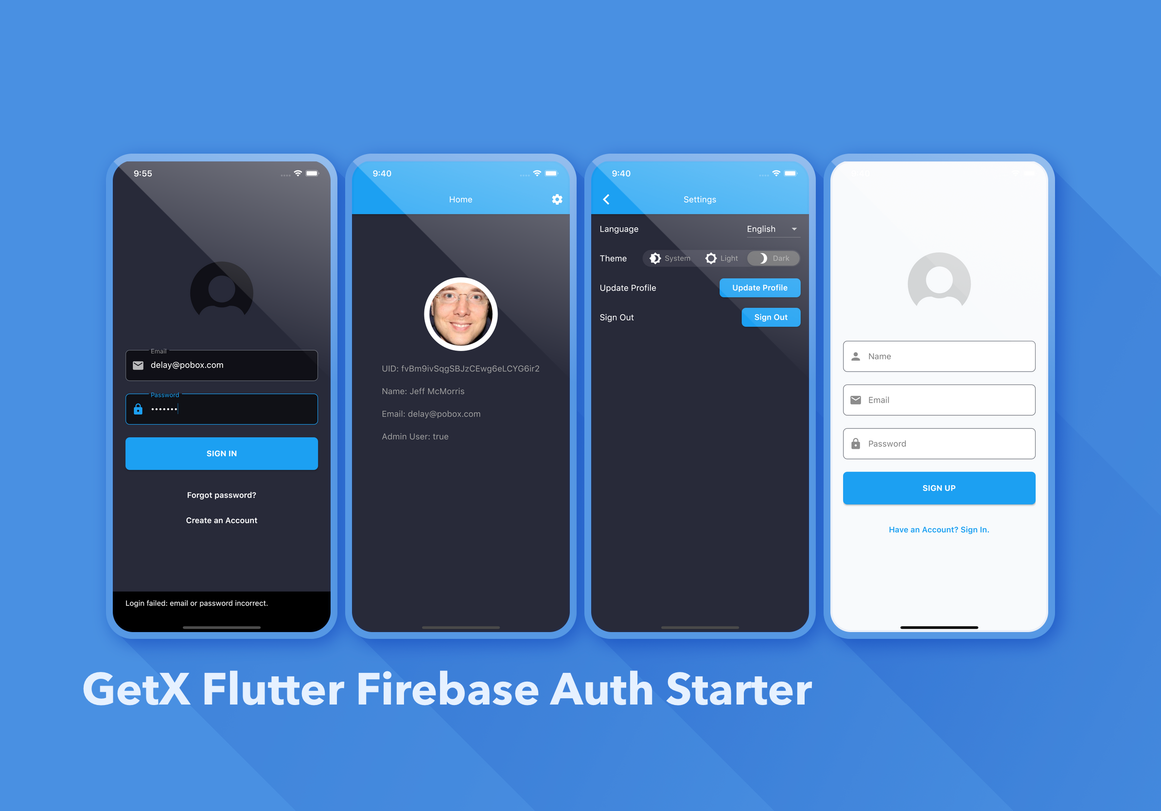 Flutter Firebase Auth Example
