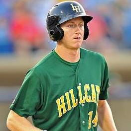 David Rohm was coming off the bench in last year's playoffs but is now producing in bunches in the Carolina League. (Ken Inness/MiLB.com)