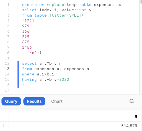 Sql And Adventofcode On Snowflake Laptrinhx