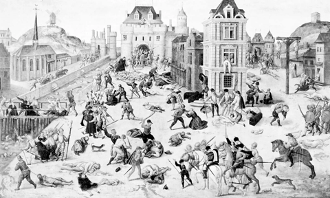 Saint Bartholomew’s day massacre in Paris (1572) by François Dubois