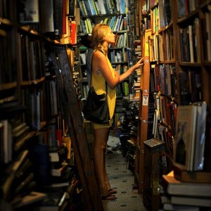 A girl trying to decide which literary life she'll immerse herself in next. 