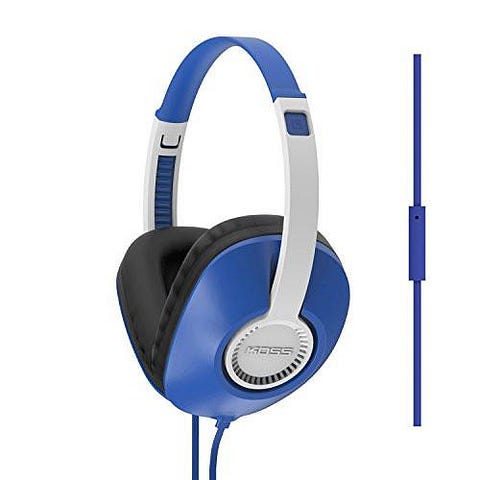 Koss UR23i Full Size Over Ear Headphones (Blue)