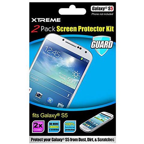 Xtreme Cables 2 Pack Ultra Clear Galaxy S5 S