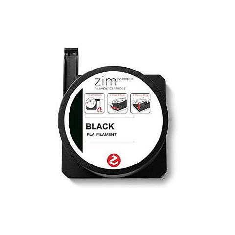 ZeePro PLA Plastic Filament Smart Cartridge,Black