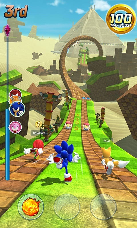 Sonic Forces Mod Apk Gameplay