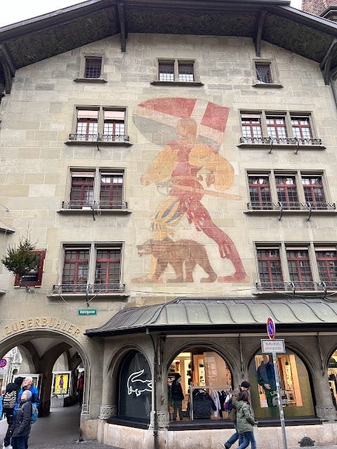 Wall painting. (Bern, Switzerland)