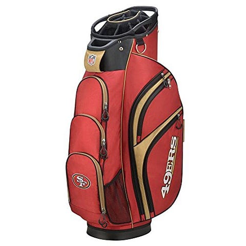 Wilson 2018 NFL Golf Cart Bag, San Francisco 49ers