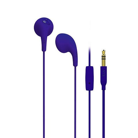 iLuv Bubble Gum Talk Earbuds - Purple