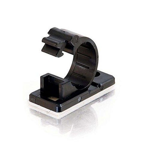 C2G .68in Self-Adhesive Cable Clamp - 50pk