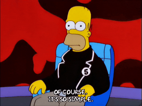 Of course it’s that simple Simpsons GIF