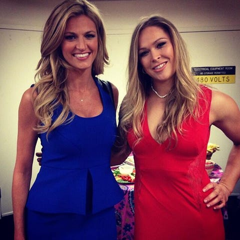 Erin Andrews and Ronda Rousey