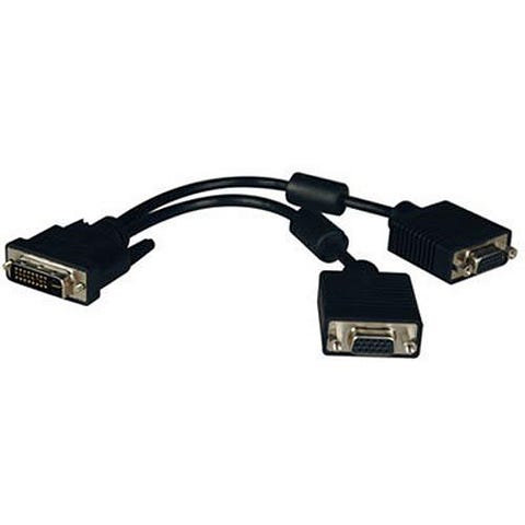 Tripp Lite DVI to VGA Y Splitter Cable Adapter