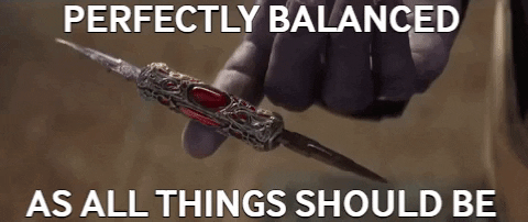 Perfectly balanced as all things should be, Thanos GIF