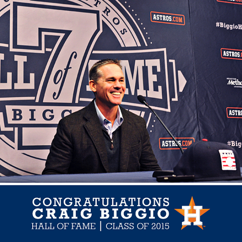 Biggio is all smiles as a new Hall of Famer 