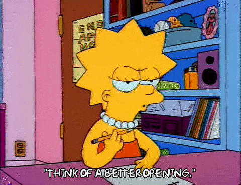 think of a better opening animated gif from simpsons
