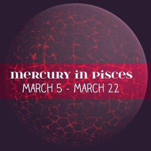 mercury pisces astrology