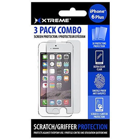 Xtreme Cables 3 Pack Ultra Clear Screen Prot