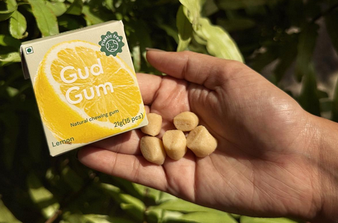 Gud Gum Lemon Flavour Chewing Gum