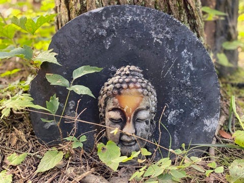 Small statue of Buddha