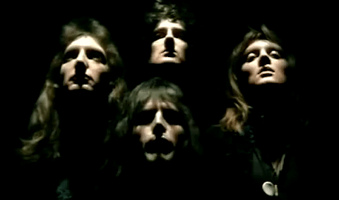 Queen the band singing the famous Galileo part of the Bohemian Rhapsody song