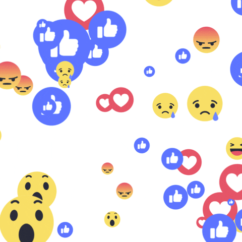 Reaction emoji from facebook