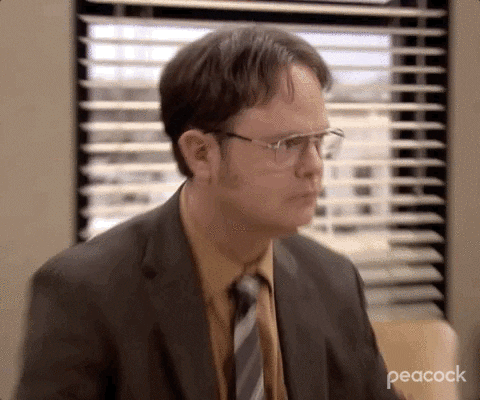 a gif of a man saying that he will have seven first priorities