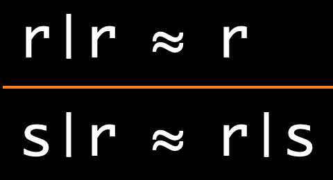 simplification rules that require comparing regular expressions