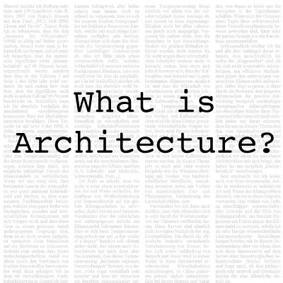 architecture at 1