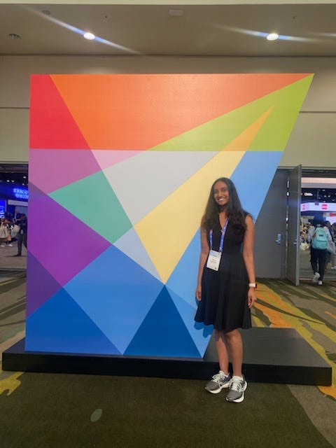 Sitara Uppalapati at the Grace Hopper Conference