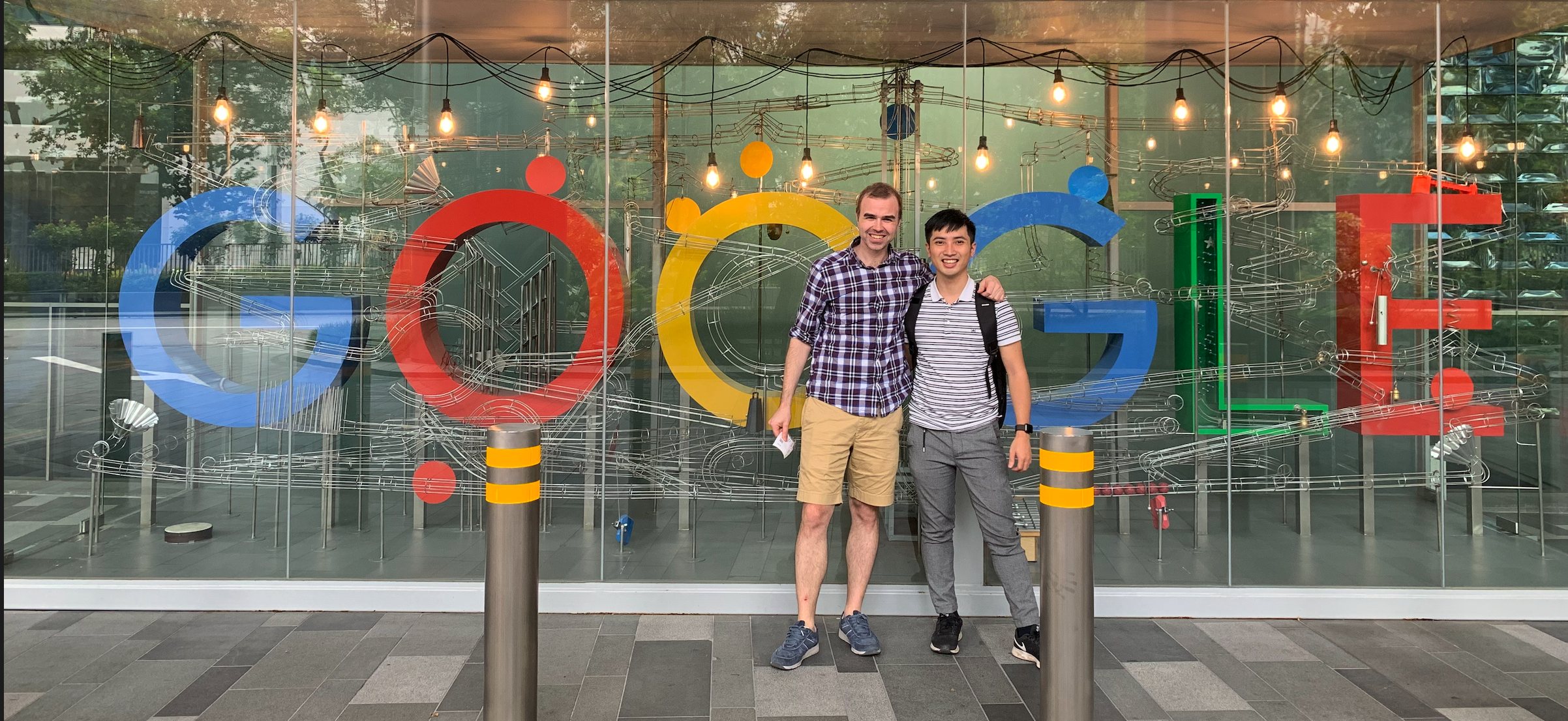Me and my good friend Joe at Google office in Singapore