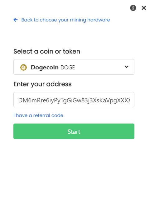 Unmineable Dogecoin